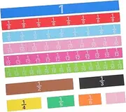 GANAZONO 1set Magnetic Fraction Tiles Educational Math Learning Games for Boy Girl for Early Learning and Logical Thinking Development for Interactive Parent-boy Girl Play