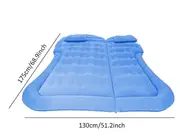 Camping Mattress For Car Sleeping Bed Travel Inflatable Mattress Air Bed For Car Universal SUV Extended With Two Air Pillows Blue