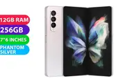 Samsung Galaxy Z Fold 3 5G (256GB, Silver) - Refurbished (Excellent)