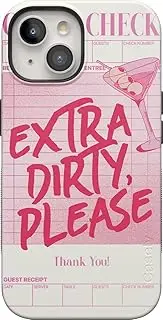 Casely iPhone 15 Case | Extra Dirty Please | Fun on Weekdays | Compatible with MagSafe | Bold Protective Case Design