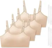 [SALIA GIRL] Sport Crop Cami Bras for Teens & Training Girls Bras with Adjustable Straps