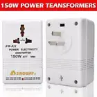Voltage Converter 110v to 240v Step Up/down 150 Watt Transformer Travel Adapter