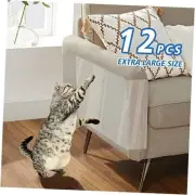 12Pcs Extra Large Furniture Protectors from Cats, Cat Scratch Furniture