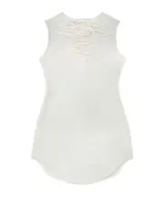 Diesel D-Yasmi Distressed Fringed Neckline Mini Dress XXS,S,XS,L,M light gray