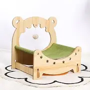 Cat Bed, Multipurpose All Seasons Universal Hanging Design Large Space Wooden Pet Bed, Cat Cots Furniture Pet Bed Puppy Bed for Indoor (36 x 25 m/14.2x9.8in)