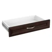 ClosetMaid Style+ Tower 5" x 25" Shaker Drawer Kit Modern Wood Brown Walnut
