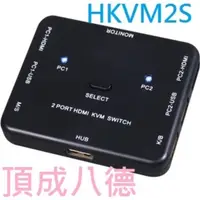 在飛比找蝦皮商城優惠-伽利略 HDMI 4K2K KVM 電腦切換器 2埠 電子式