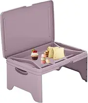 Folding Laptop Desk, Folding Laptop Table with Handle, Portable Food Trays to Eat the Sofa, Folding Bed Table, Bed Desk for Laptop
