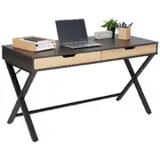 Otto Lindenberg Woodgrain Desk 1400mm Black