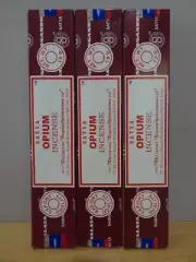 Opium Incense Sticks ~ Satya 3 x 15g Packs Incense ~ SATYA