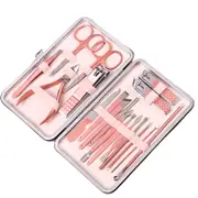 18pcs Stainless Steel Nail Grooming Clippers Tool Manicure Pedicure Kit Set