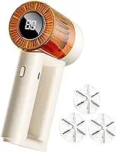 Electric Lint Remover - Pill Remover Fabric Shaver for Clothes | Easy Gadgets Trimmer with 6-Leaf Cutter & 3 Speeds, Rechargeable Defuzzer for Sweater Couch Furniture