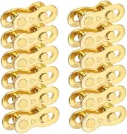 BESPORTBLE Chain Buckle Easy Installation Chain Joints Chains Chain Connector Buckle Bicycle Chain Buckle Re Removal Tool Chain Breaker Chain Connecting Golden Stainless Steel