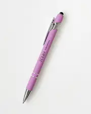 TULIO Soft Touch Pen with Stylus - Lilac