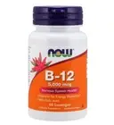 Now Foods Vitamin B-12 5000mcg With Folic Acid 60 Lozenges