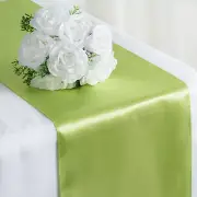 Apple Green SATIN 12x108" Table RUNNER Wedding Party Catering Dinner Decorations