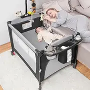 Mereryi 3-in-1 Baby Basket, Baby Bed-Sleeper, Bed Bed, Carrycot with Wheels, Portable Crib for Baby, Nursery for Newborn/Infant