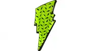 Airtime Luxe Inflatable Pool Float - Neon Lightning Bolt 194 x 73cm - Assorted Colour