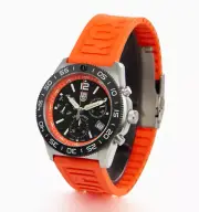 Luminox Pacific Diver Orange Sapphire Black Dial Chronograph Men's Watch XS.3149