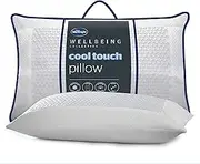 Silentnight Cool Touch Pillow - Cooling Pillow for Sleeping Cold Pillows Cool Gel Pillow Pad for Night Sweats Wellbeing Collection Cooling Pads