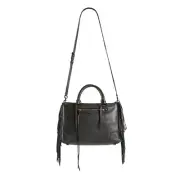 REBECCA Minkoff 'Regan' Fringe Satchel in Black