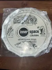 Inner Space Caverns (Georgetown TX) Collectible Serving Tin Tray 11.5”. E1