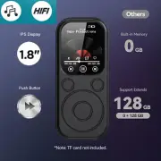 32GB Portable Bluetooth 5.4 HiFi MP3 Player MP4 Media FM Radio Audio RecorderYj