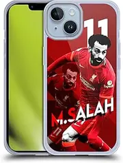 Head Case Designs Officially Licensed Liverpool Football Club Mohamed Salah 2021/22 First Team Soft Gel Case Compatible With Apple iPhone 14