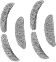 Ciieeo 2 Sets Fake Bearded Eyebrows Props Cosplay Mustache Prop Fake Mustache and Eyebrows Fake Mustaches Novelty Fake Beard Halloween Fake Beard Halloween Beard Simulated Rabbit Fur