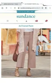 Sundance Au Courant Pants NWT 10