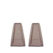 Gutter Down Spout Splash Guard Block Natural Durable Plastic Outdoor Yard 2-Pack