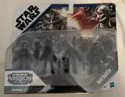 Star Wars Bad Batch Mission 4 Pack Wrecker Hunter Echo Crosshair New/Dented box