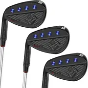 [yamato] Left Handed Golf Wedges 52 56 60 72 Degree Left Hand Wedge Set Forged Golf Gap Wedge Sand Wedge Lob Wedge Milled Face for High Spin