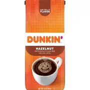 NEW Dunkin' Donuts Hazelnut Light Roast Ground Coffee