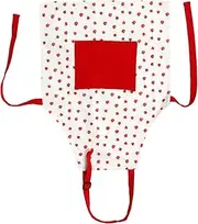 Kids Cooking Baking Painting Apron Red Strawberry for Kitchen Chefs