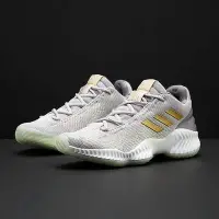 在飛比找Yahoo!奇摩拍賣優惠-ADIDAS PRO BOUNCE 2018 篮球鞋 白金l