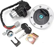 Ignition Key Switches for Suzuki DL650 DL1000 for V-Strom 2002-2012 37000-06860 37000-06880 37000-27860 Fuel Gas Cap Ignition Switch Seat Lock Key Ignition Barrel Key Switch