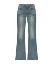 Alexander McQueen Flared Slim-Fit Jeans 24,25,26,27,28,29 blue