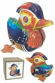 Mandarin Duck Colorful Tin Toy Exclusive