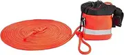 Water Rescue Throw Rope Bag with 50/100 feet of 5/16" Floating Life Line and Integrated Whistle Clip for Kayaking, Boating and Rafting, High Visibility Safety Boating Equipment