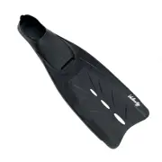 Aeris Velocity Full Foot Fins, 1/2, BLACK