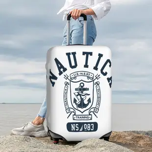 Nautica 旅行箱保護套彈性保護可水洗行李套適用於 18-32 英寸