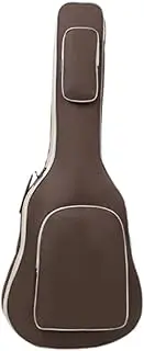 Generic 40 41 Inch Guitar Bag for Acoustic Guitars with Zipper and Carry Handle, Brown