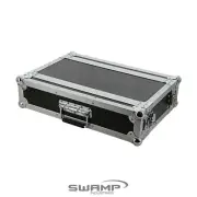 SWAMP Wooden 19 inch Rack 2U Half Depth Flight / Road Case for Audio and AV