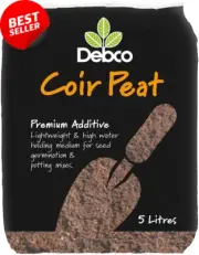 Coir Peat 5L for Potting Mix Seed Raising High Water Retention Lightweight