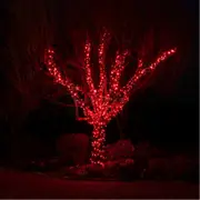 200 LED 20.9M Red Solar Christmas Wedding Party String Lights