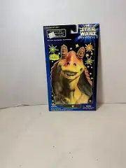 Vintage new 1999 Glow In The Dark Star Wars Episode 1 Jar Jar Binks Wall scenes