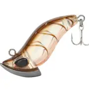 4.5cm Storm Gomoku Bottom/Stiletto Hard Body Fishing Lure - Brown Tiger Prawn