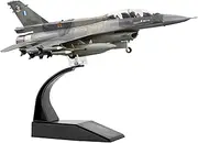 F16D Fighter Plane Metal Aircraft Model Military Airplane Model Diecast Plane Model for Collection or Gift