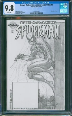 Amazing Spider-Man v2 #1 (#442) Marvel Authentix Sketch Cover - CGC 9.8 NM/M!!!!
